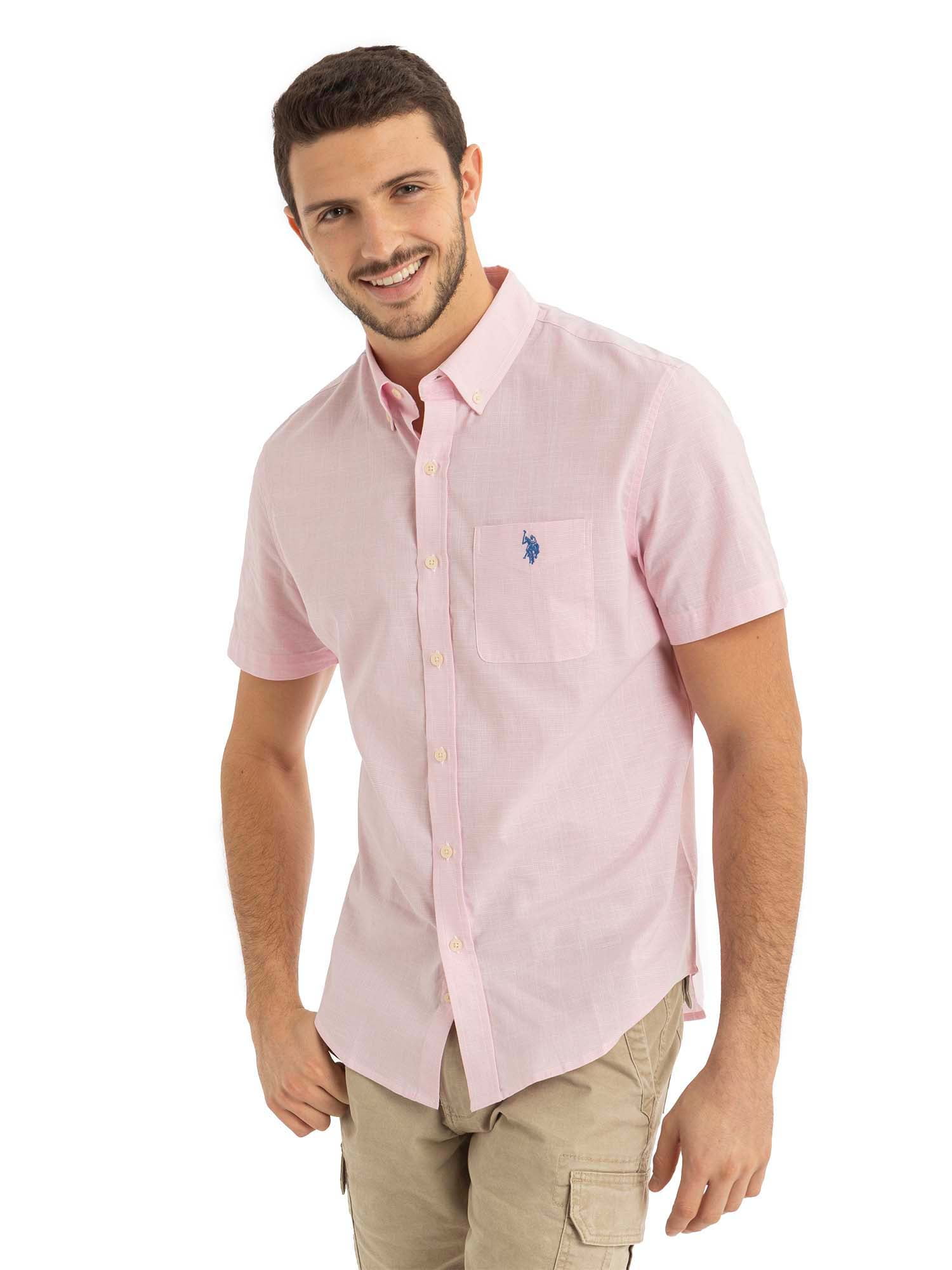 Short-Sleeve Button Polo