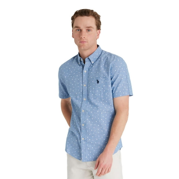 U.S. Polo Assn. Men's Short Sleeve Buttondown Shirt