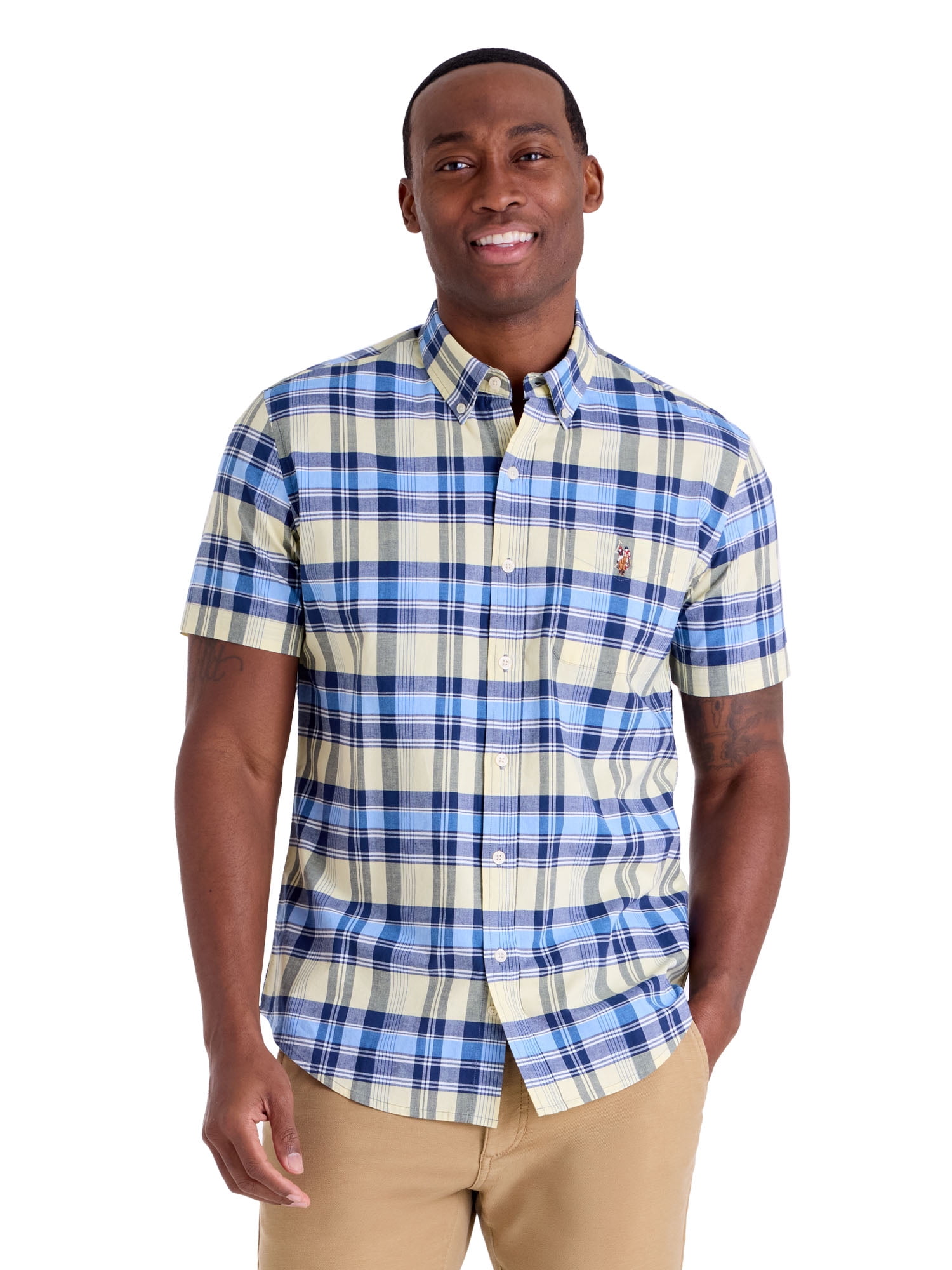 U.S. Polo Assn. Men's Short Sleeve Buttondown Shirts