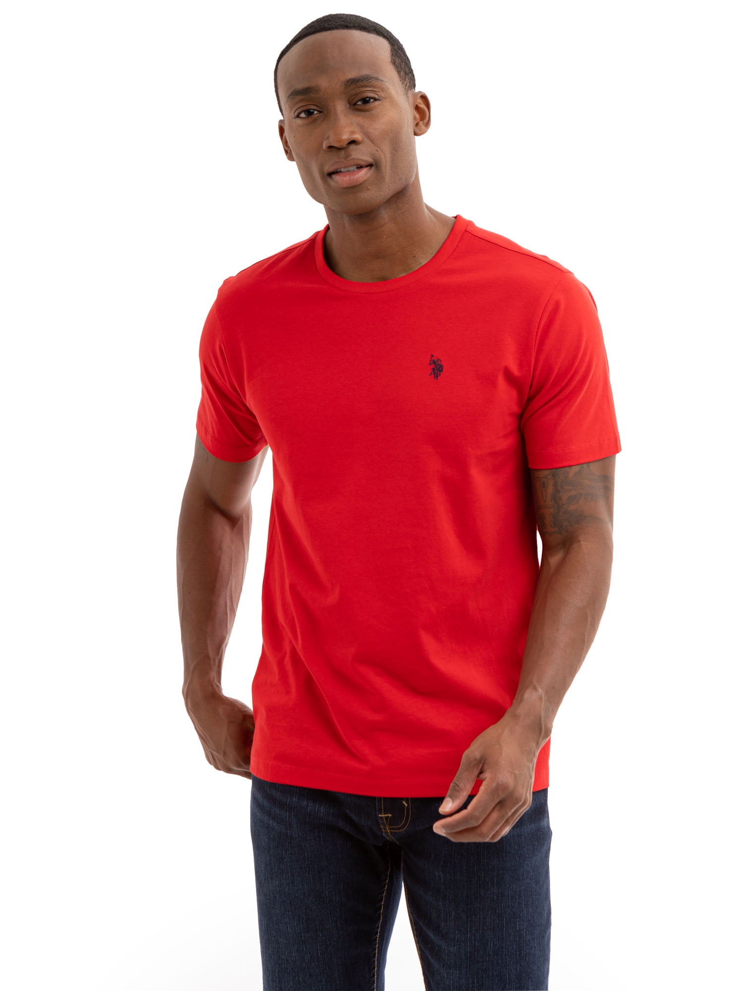 U.S. Polo Assn. Men s Short Sleeve Crew T Shirt Walmart