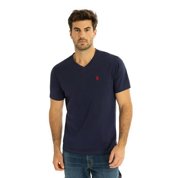 U.S. Polo Assn. Men's Basic Short Sleeve V-Neck T-Shirt