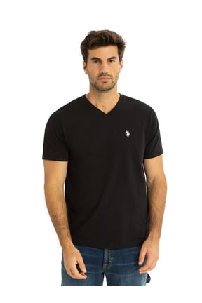 Men's Basic Short Sleeve V-Neck T-Shirt
