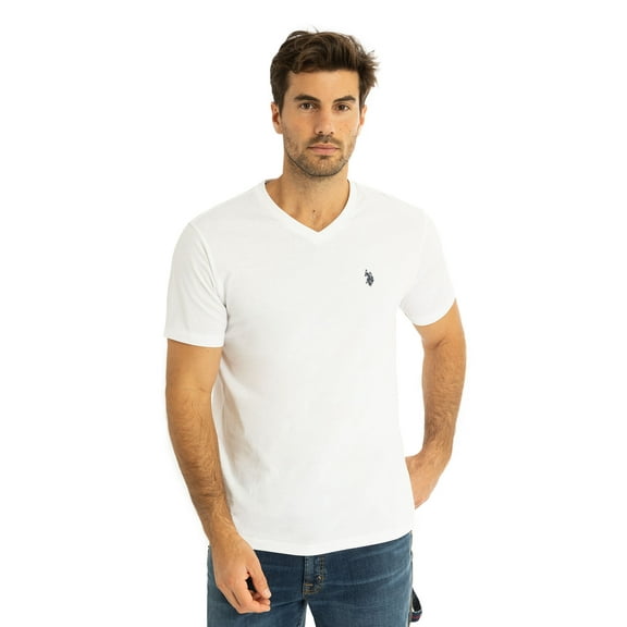 U.S. Polo Assn. Men's Basic Short Sleeve V-Neck T-Shirt