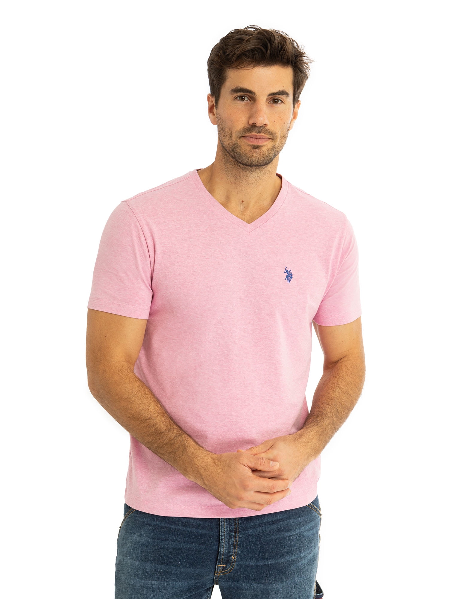 U.S. Polo Assn. Men's Short Sleeve V-Neck Tee