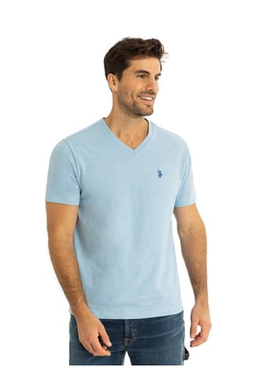 Men's Basic Short Sleeve V-Neck T-Shirt