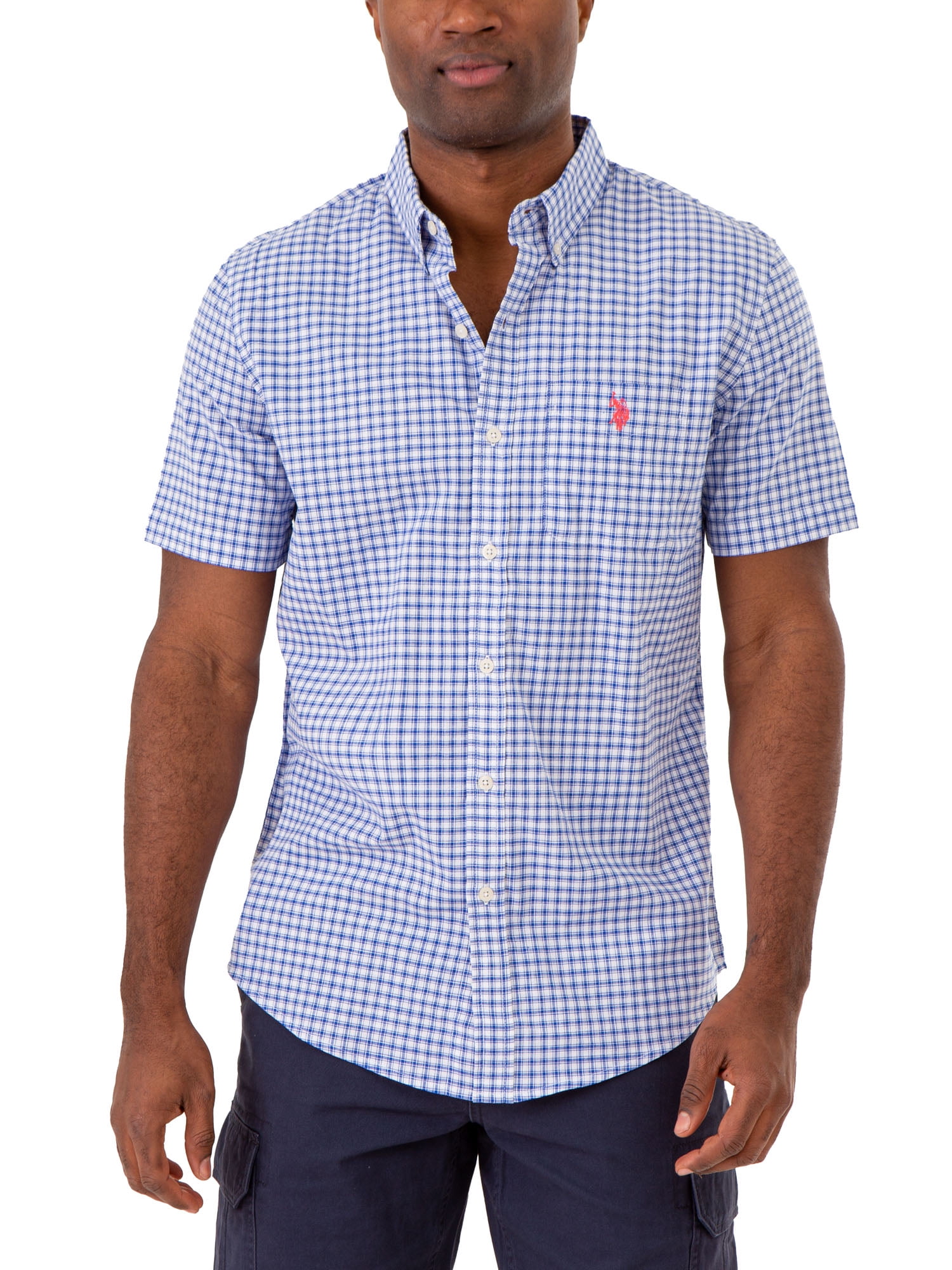 U.S. Polo Assn. Men's Short Sleeve Woven Shirt