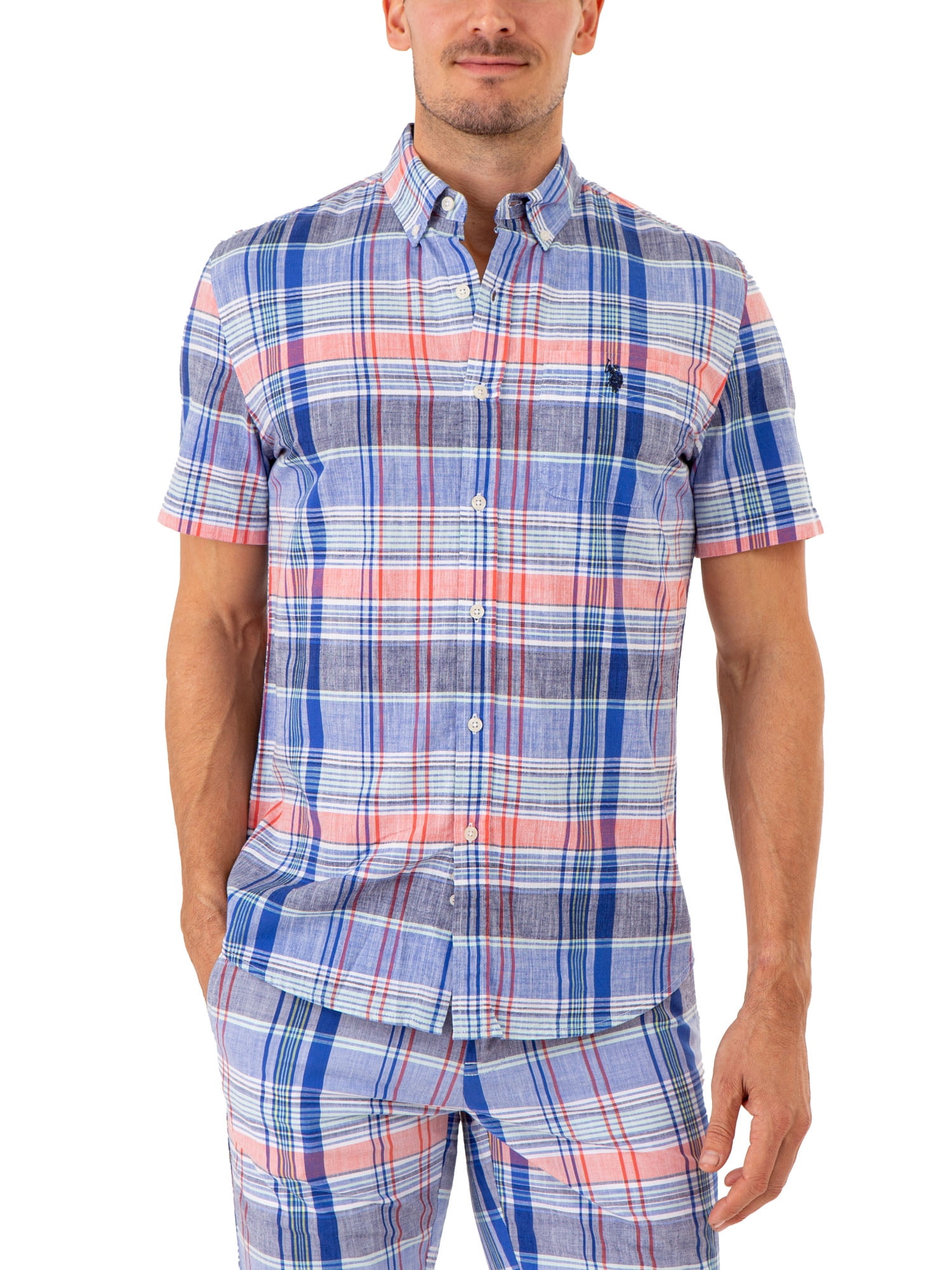 U.S. Polo Assn. Men's Short Sleeve Woven Shirt