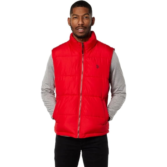 U.S. Polo Assn. Men's Signature Vest Engine Red XL