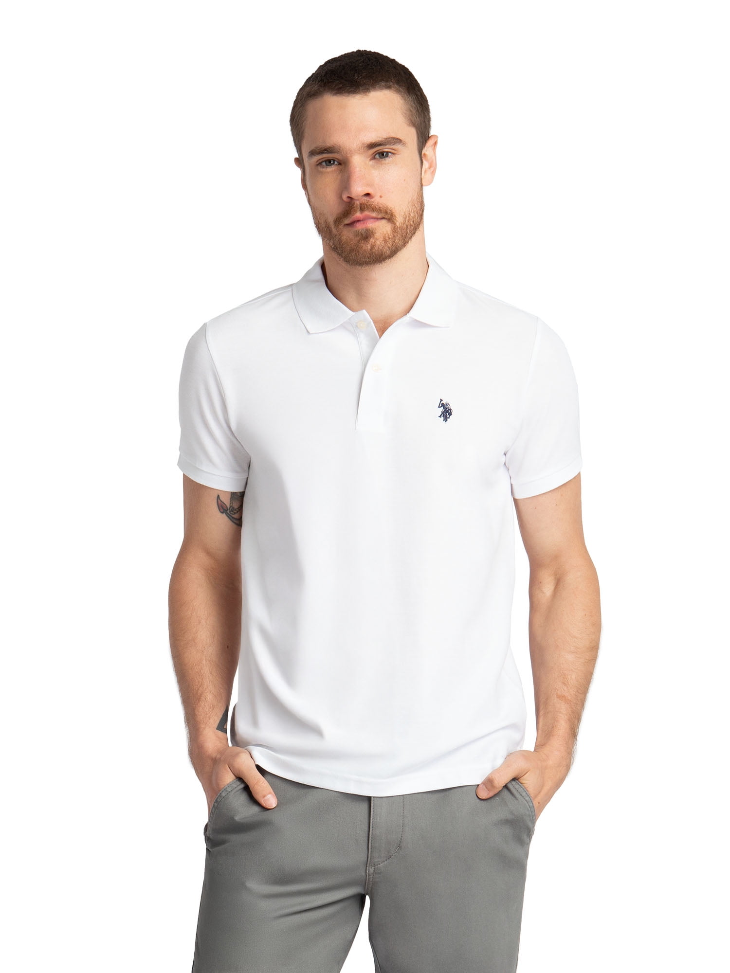U.S. Polo Assn. Men's Slim Fit Pique Polo Shirt