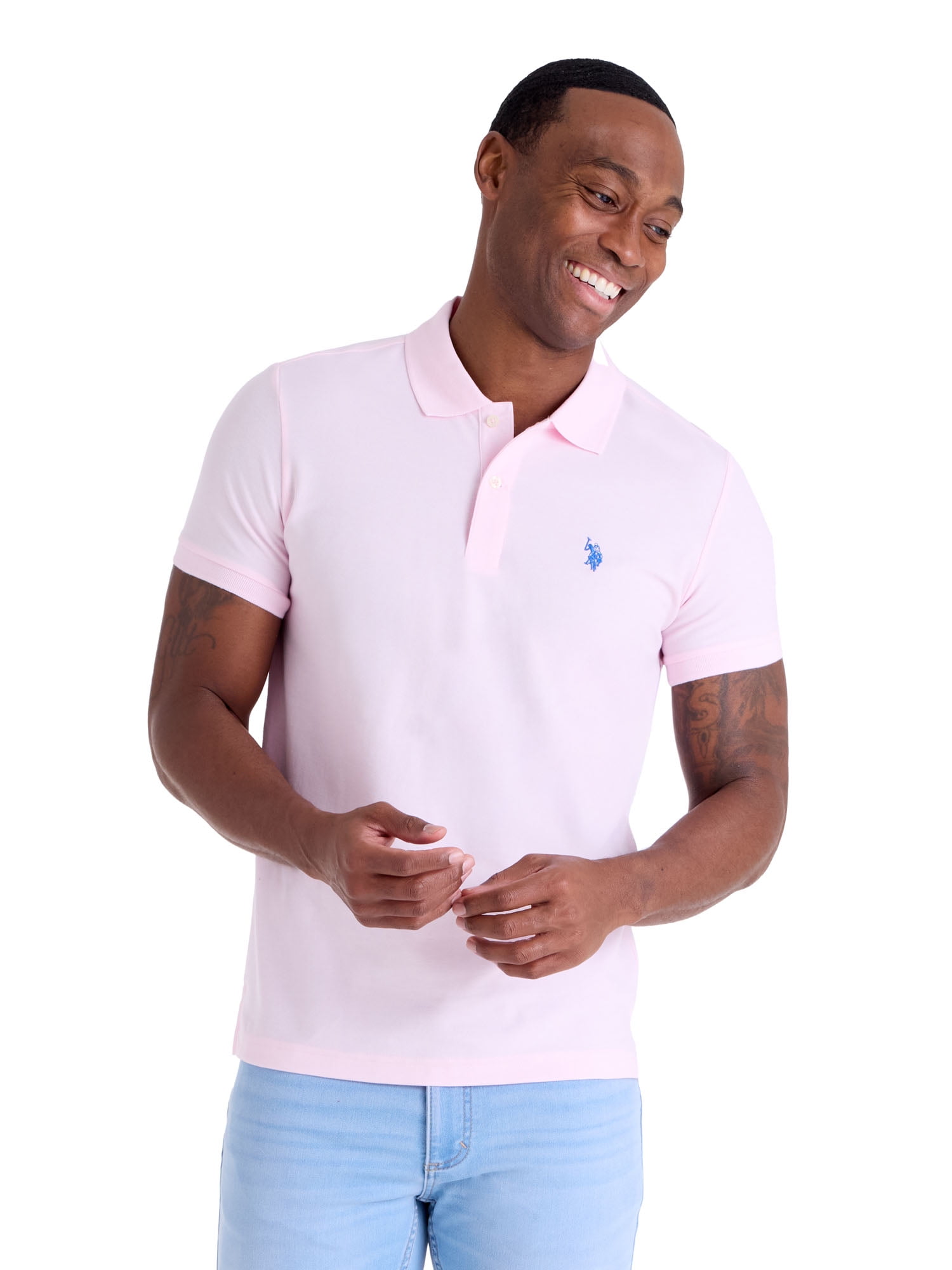 U.S. Polo Assn. Men's Slim Fit Pique Polo Shirt