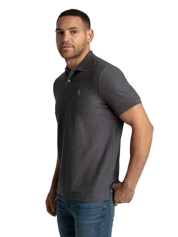 Men's Slim Fit Pique Polo Shirt, XS - 3XL