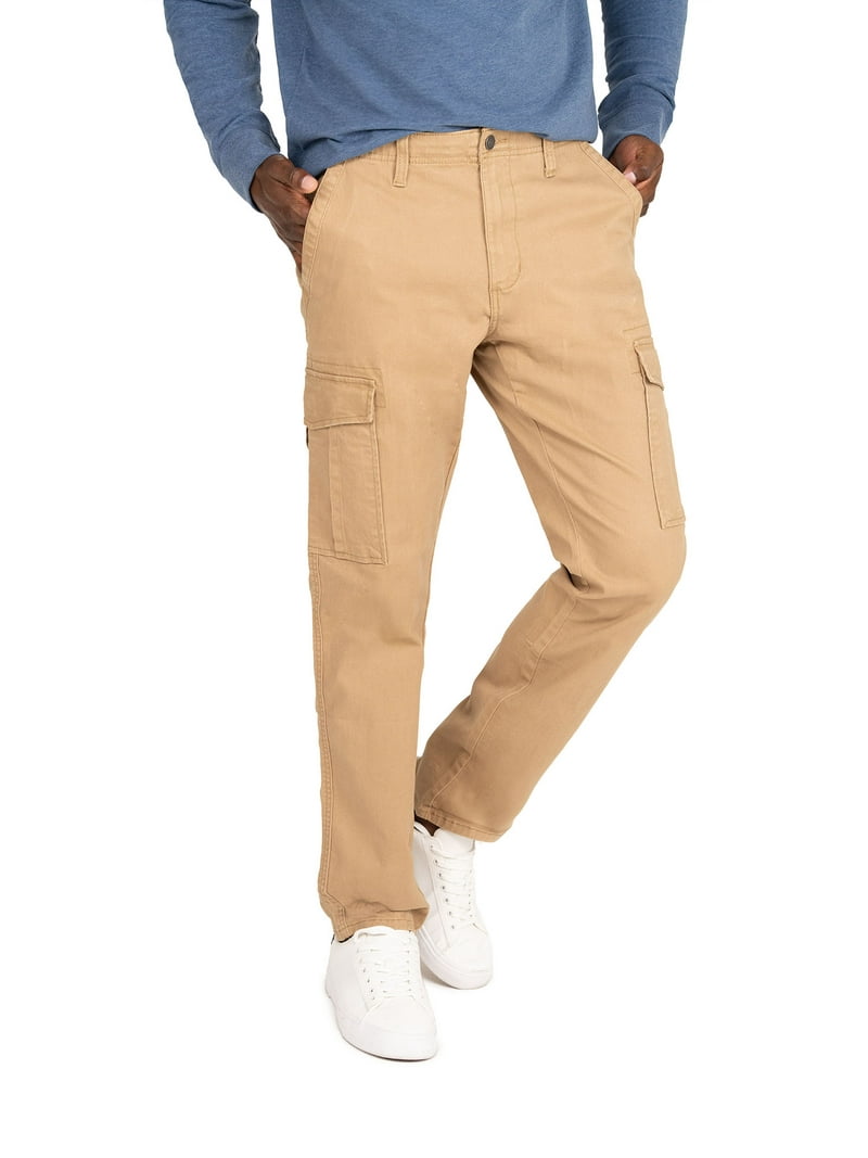 Polo Men's Slim Straight Cargo Pants Cotton Spandex