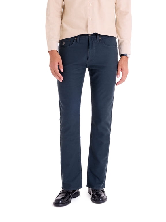 Men's Slim Straight Knit 5-Pocket Pants
