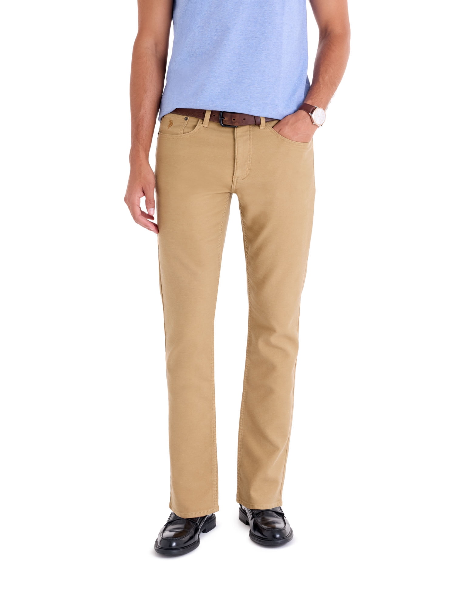 U.S. Polo Assn. Men's Slim Straight Knit 5-Pocket Pants