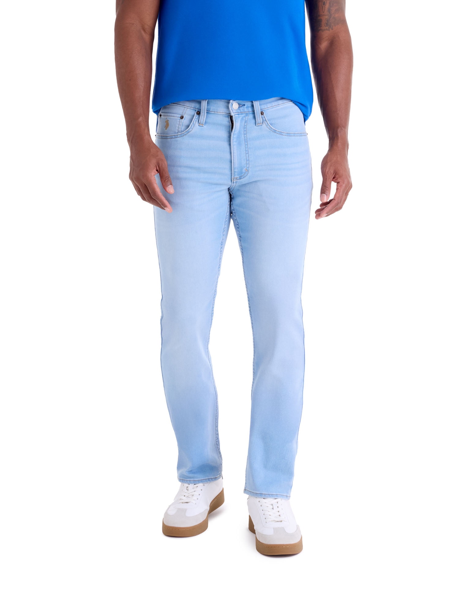 U.S. Polo Assn. Men's Slim Straight Knit Denim Jean