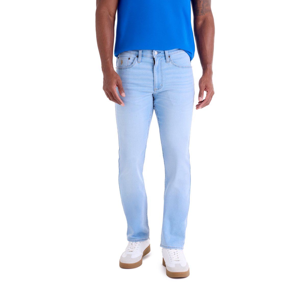Men's Slim Straight Knit Denim Jean