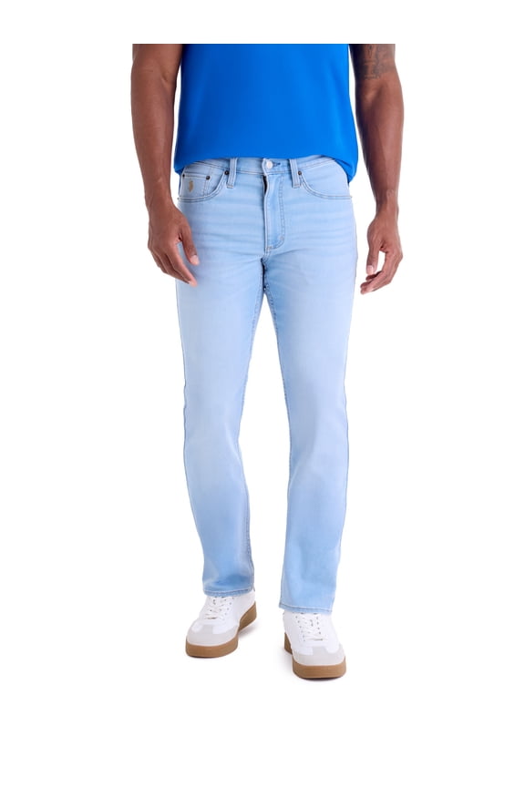 Men's Slim Straight Knit Denim Jean