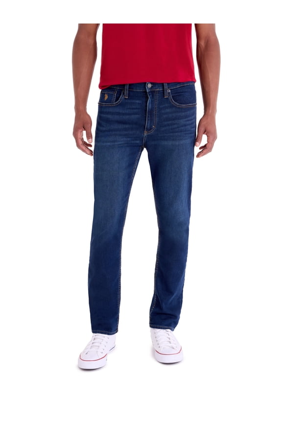Men's Slim Straight Knit Denim Jean