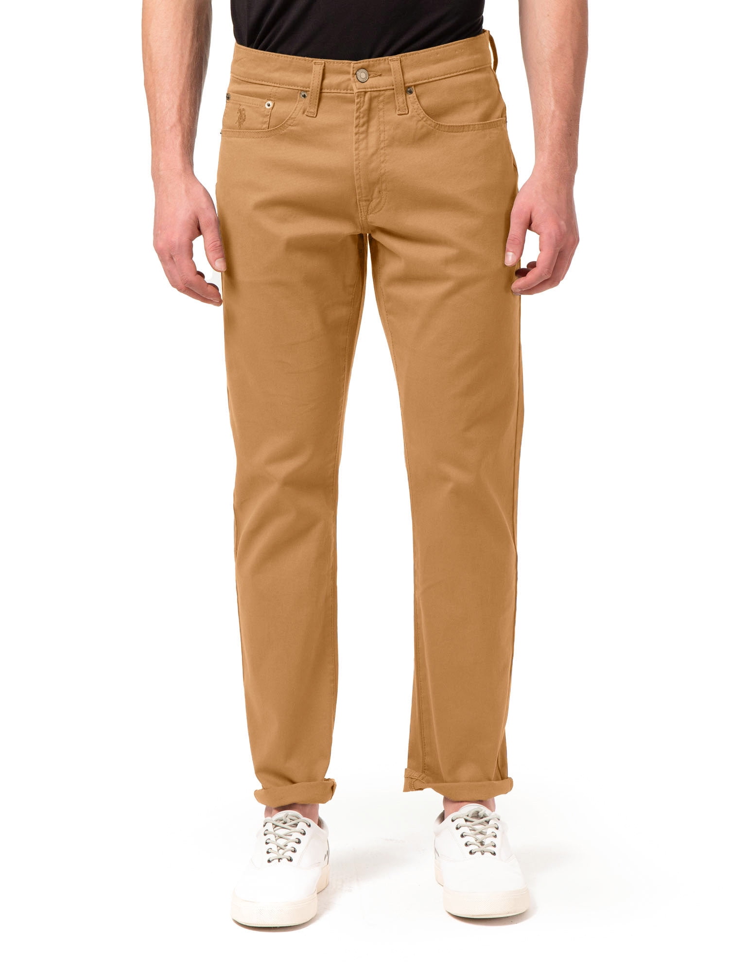 Buy U.S. POLO ASSN. Men's Regular Trousers (USTRO0644_Olive at Amazon.in
