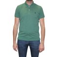 thumbnail image 1 of U.S. Polo Assn. Men's Solid Pique Polo With Small Pony Polo Shirt, Green Trail Heather, Medium, 1 of 1