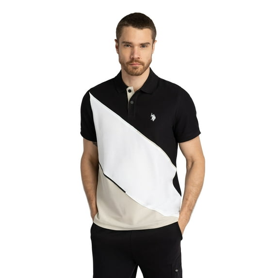 U.S. Polo Assn. Men's Sport Colorblock Polo