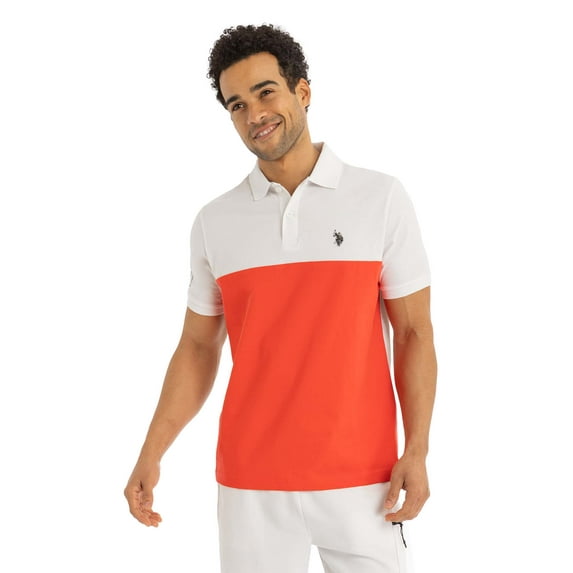 U.S. Polo Assn. Men's Sport Colorblock Polo