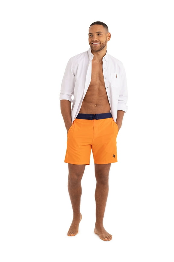 Men's & Big Men's E-Board Swim Shorts with UPF50+, 7" Inseam, Sizes S-3XL