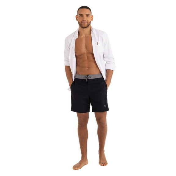 U.S. Polo Assn. Men's & Big Men's E-Board Swim Shorts with UPF50+, 7" Inseam, Sizes S-3XL