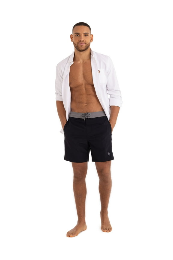 Men's & Big Men's E-Board Swim Shorts with UPF50+, 7" Inseam, Sizes S-3XL