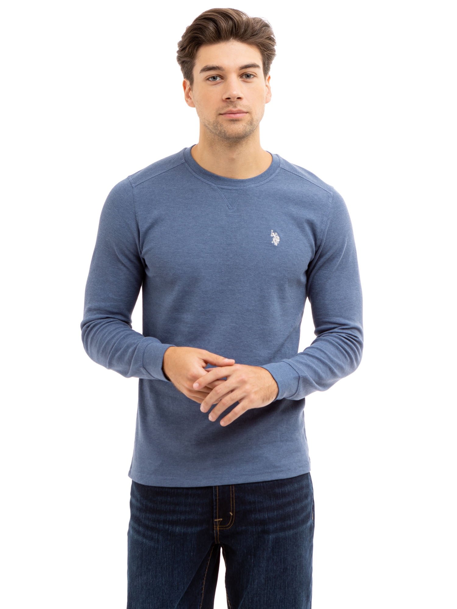 U.S. Polo Assn. Men's Thermal Pullover - Walmart.com