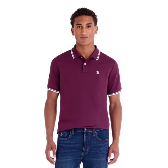U.S. Polo Assn. Men's Performance Interlock Polo Shirt