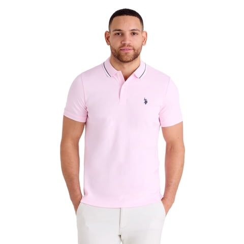 Men's Classic Tipped Interlock Polo Shirt