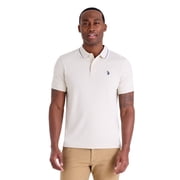 U.S. Polo Assn. Mens Classic Tipped Interlock Polo Shirt