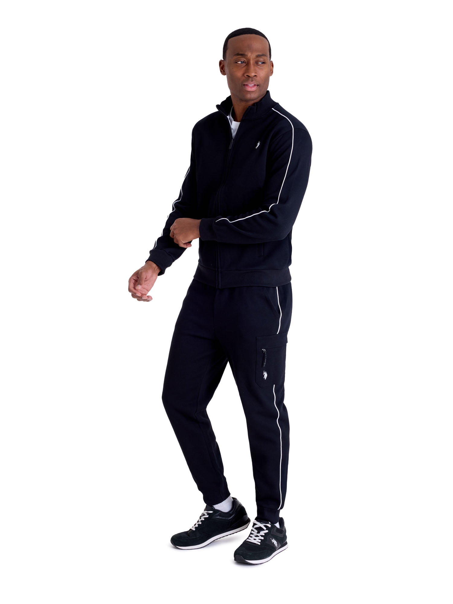 U.S. Polo Assn. Men's Track Jacket with Piping