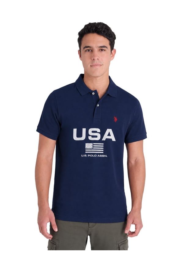 Men's USA Pique Polo Shirt