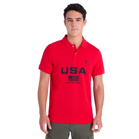 Men's USA Pique Polo Shirt