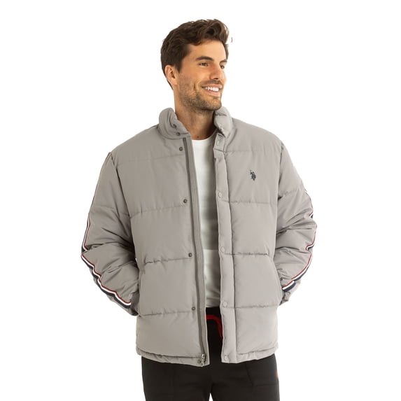 U.S. Polo Assn. Men's Varsity Bomber Puffer Jacket, Sizes S-3XL