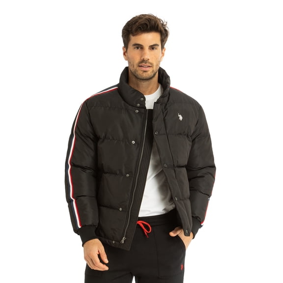 U.S. Polo Assn. Men's Varsity Bomber Puffer Jacket, Sizes S-3XL
