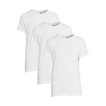 U.S. Polo Assn. Men's White Crewneck Tee with Short Sleeves, Sizes S-3XL