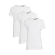 U.S. Polo Assn. Mens White Crewneck Tee with Short Sleeves, Sizes S-3XL