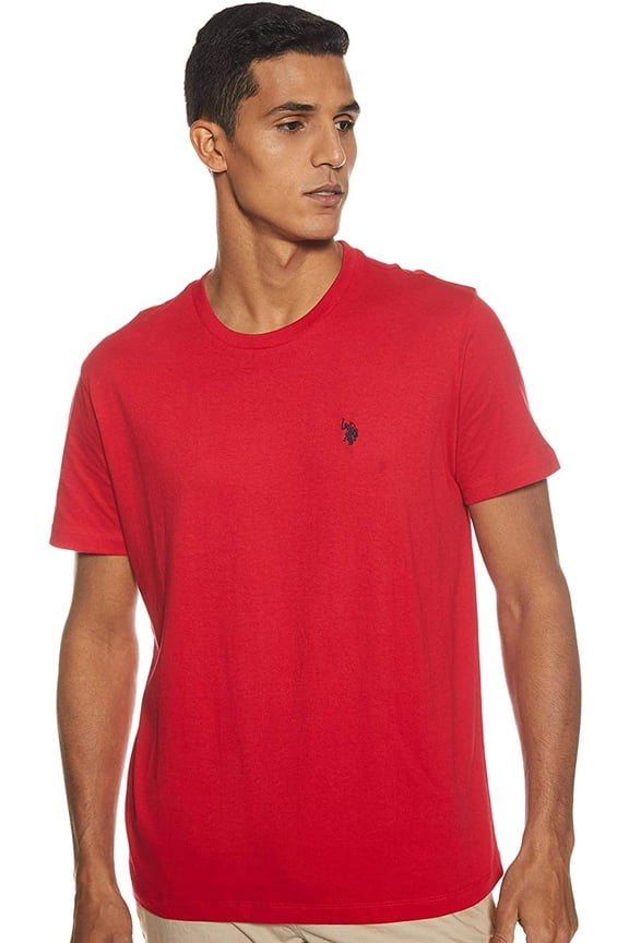 Mens Crew Neck Small Pony T-Shirt ERED-M