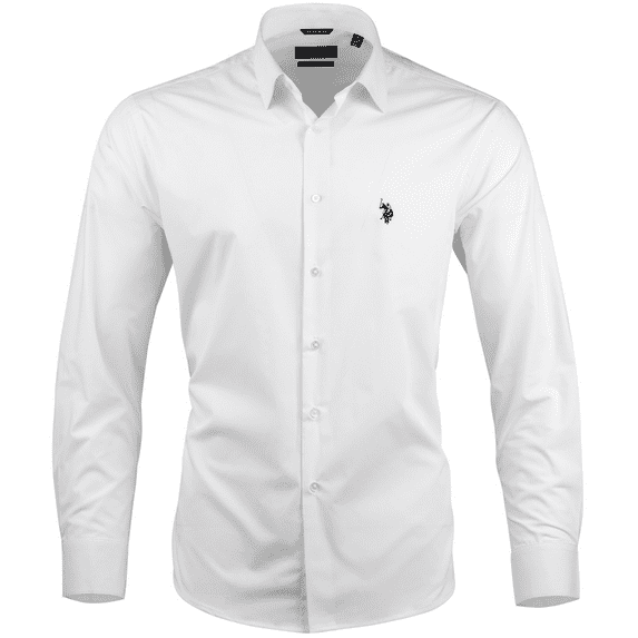 U.S. Polo Assn. Mens Dress Shirt Regular Fit Long Sleeve Button Down