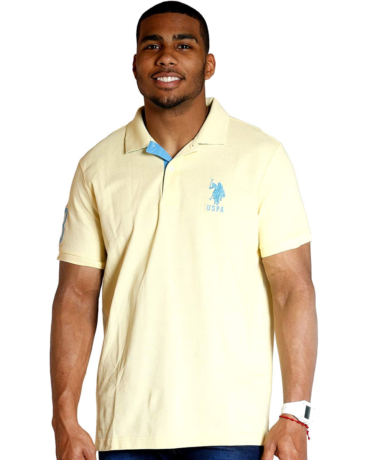 Buy U.S. Polo Assn. Men's Classic Fit Color Block Short Sleeve