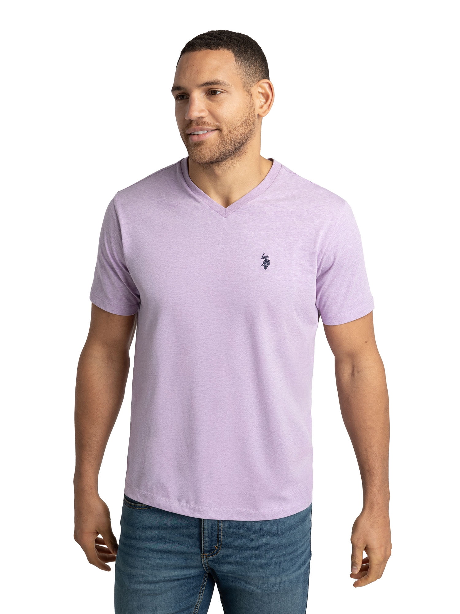 U.S. Polo Assn. Men's Basic Short Sleeve V-Neck T-Shirt
