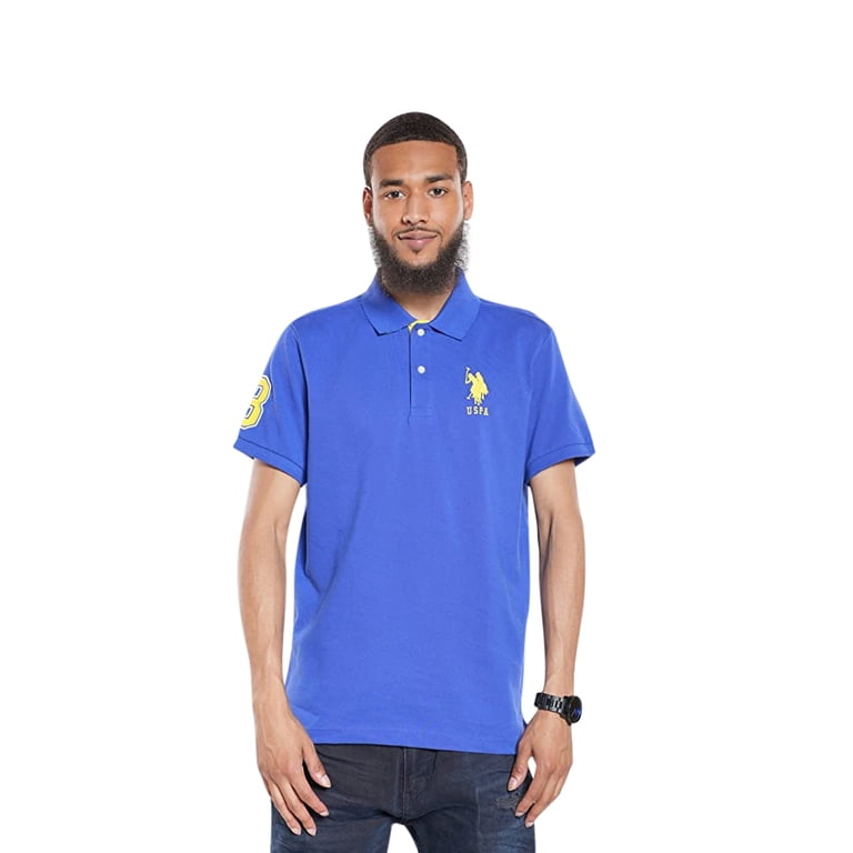 U.S. Polo Assn. Mens Slim Fit Short Sleeve Polo Shirt with