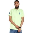 thumbnail image 1 of U.S. Polo Assn. Mens Slim Fit Short Sleeve Polo Shirt with Applique, Paradise Mint, Medium, 1 of 2