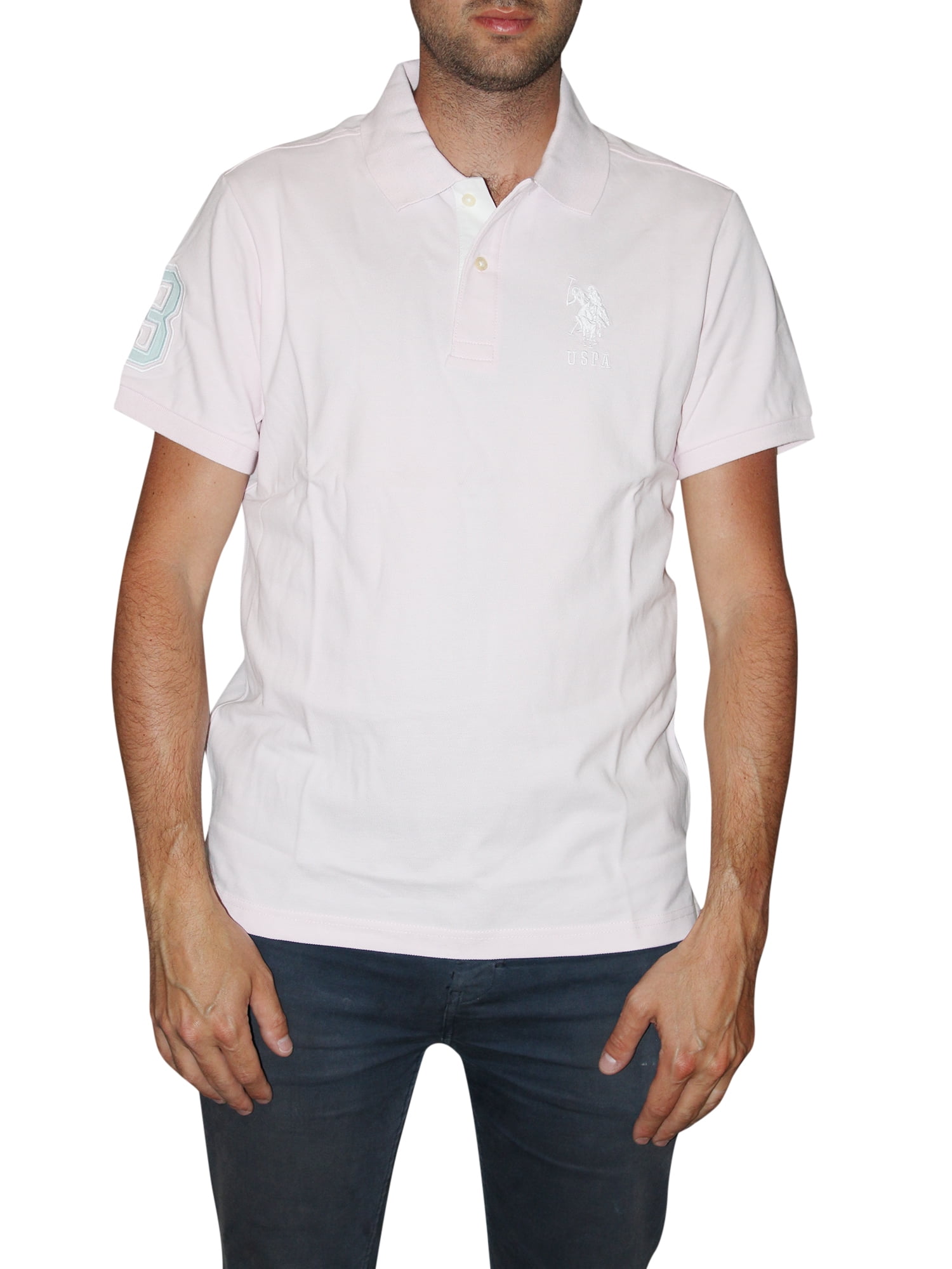 s*n様 POLO SPORT Polo Shirt MADE IN USA X U.S. Polo Assn. Men's Slim Fit Multicolor Interlock Polo