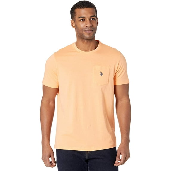 U.S. Polo Assn. Mens Solid Crew Neck Short Sleeve Pocket T-Shirt CANT-2XL