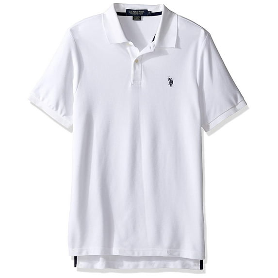 U.S. Polo Assn. Mens Ultimate Pique Polo Shirt WHIT-L