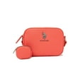 thumbnail image 1 of U.S. Polo Assn. Women's Signature Crossbody Bag, Coral, 1 of 3